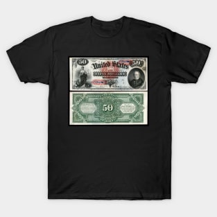 1869 $50 Dollar United States Treasury Note T-Shirt